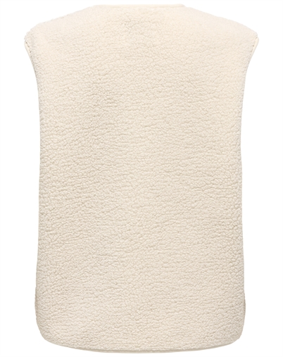 JDY - JDYSimina Teddy Waistcoat Vest - Pumice Stone